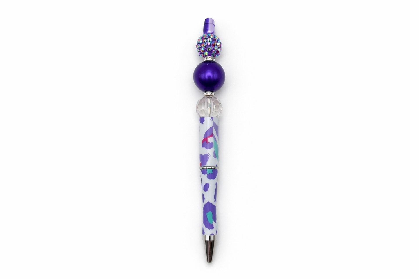 Purple Pop Animal Print Pen