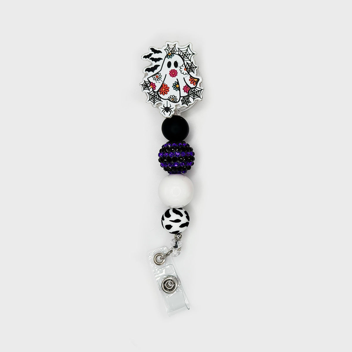 Halloween Ghost Badge Reel – Purple Sparkle Edition