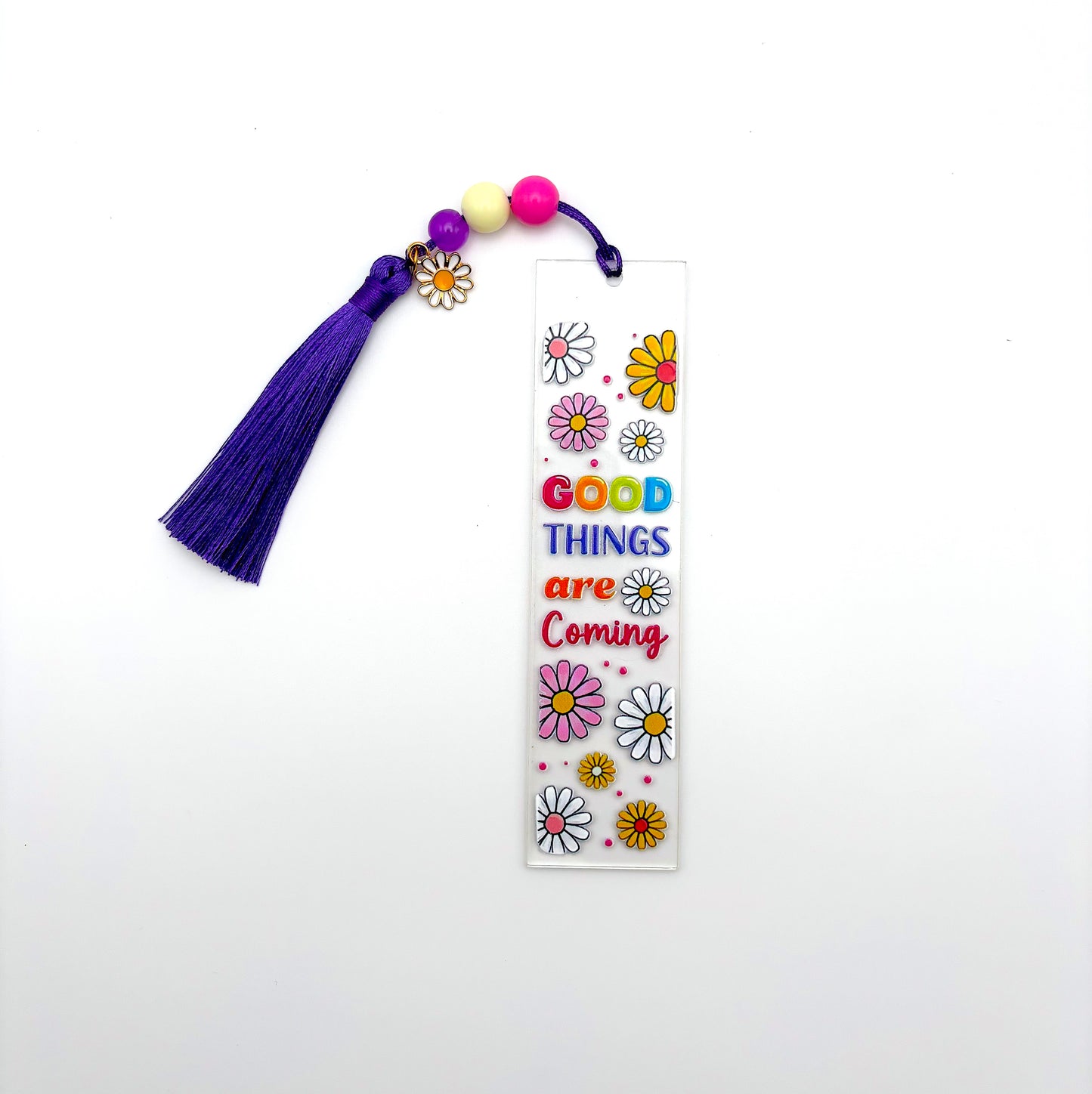 Good Things Are Coming Daisy Bookmark