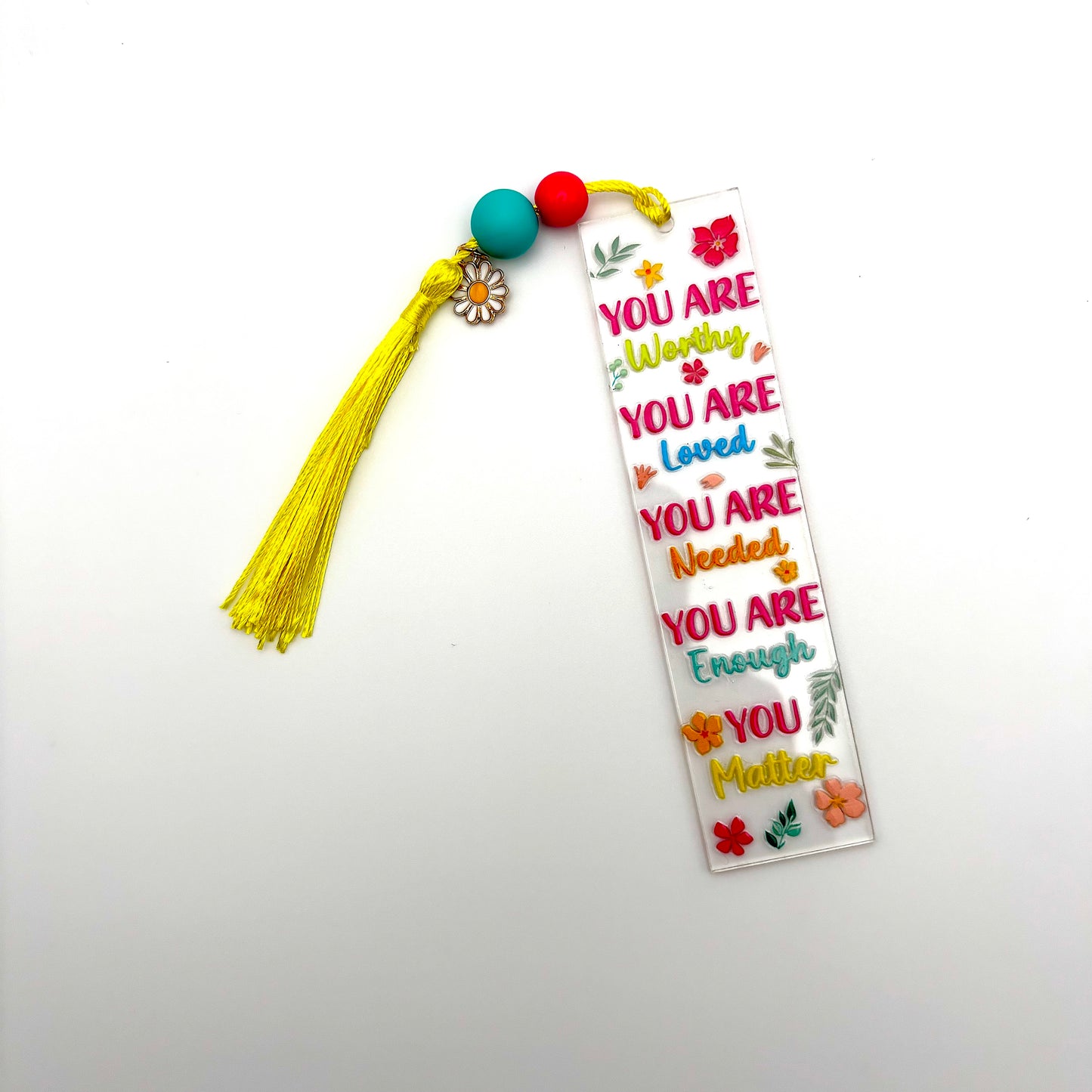 You Are Worthy Beaded Bookmark