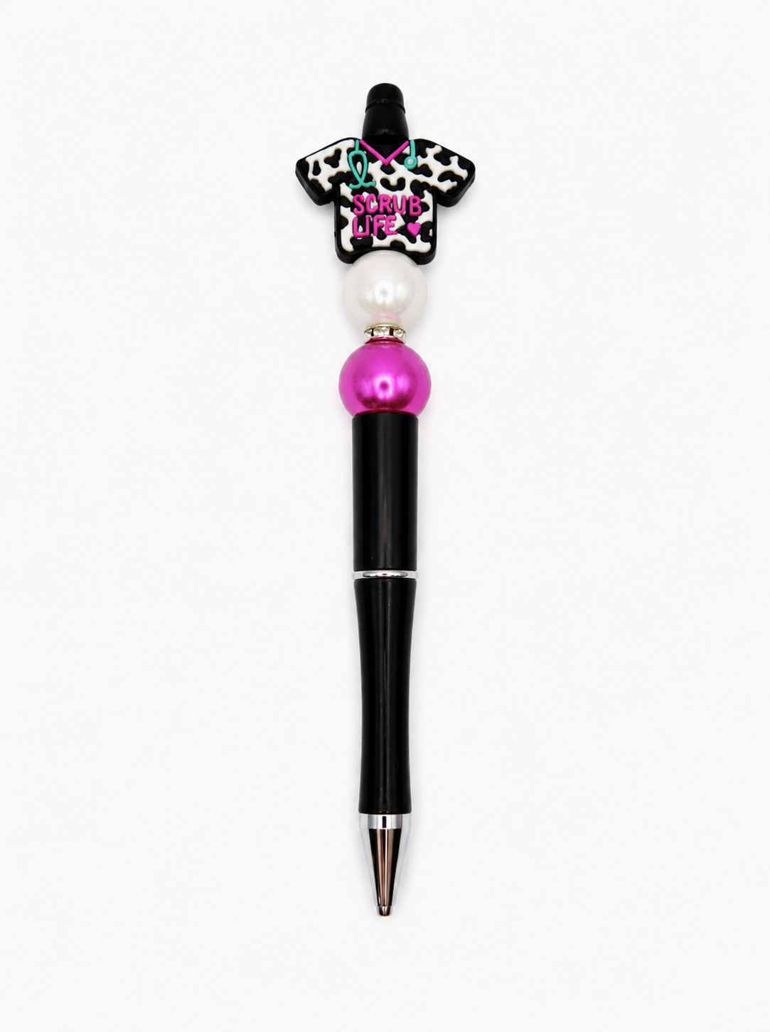 Scrub Life Beaded Pen – Nurse & Healthcare Gift