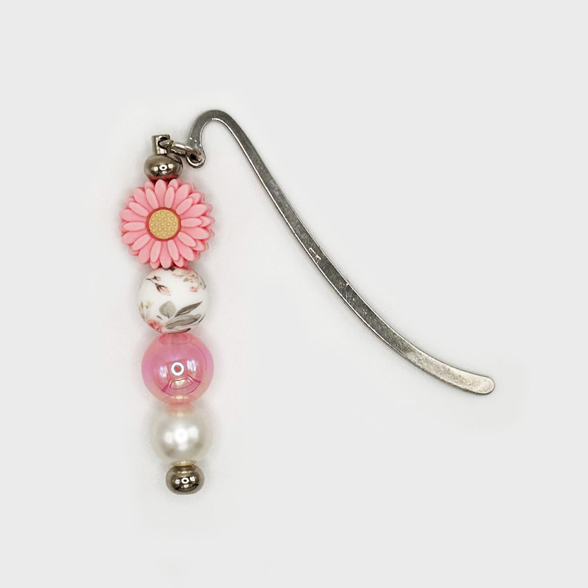 Daisy Beaded Bookmark
