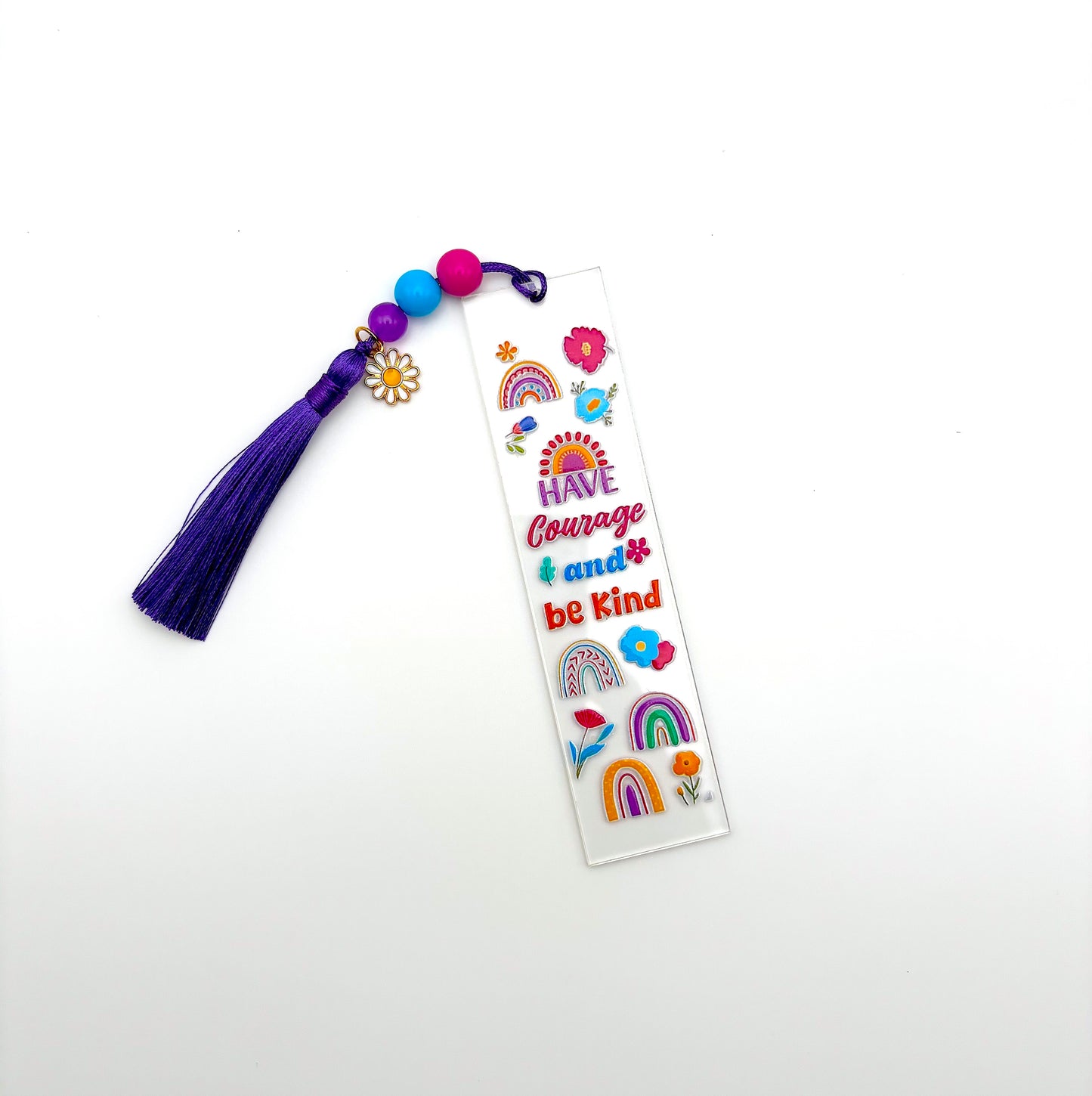 Have Courage and Be Kind Rainbow Bookmark
