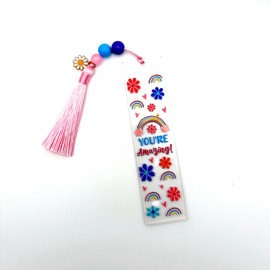You’re Amazing Rainbow Bookmark